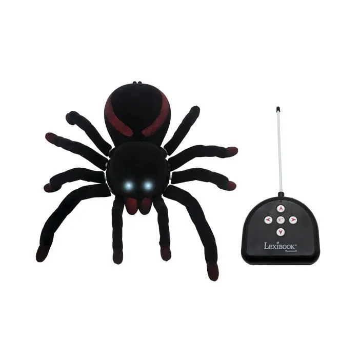 Jouet télécommandé - LEXIBOOK - Tarentule réaliste avec effets lumineux - Noir - Pour enfant de 5 ans et plus-0