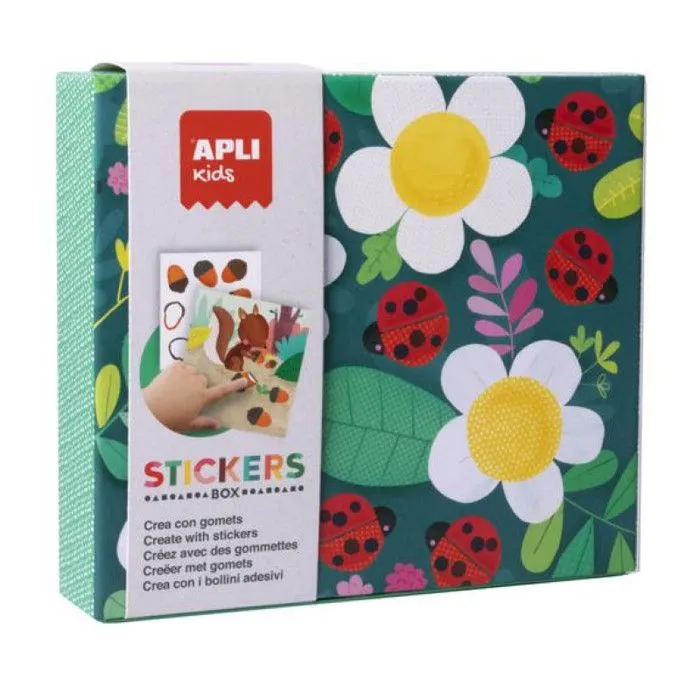 Kit créatif enfant Gommettes La forêt-0