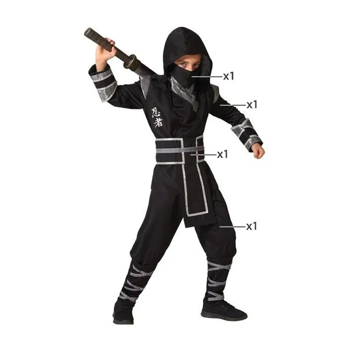 Déguisement Garçon Ninja Noir-0