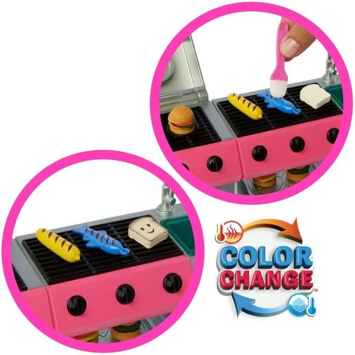 Barbie - Coffret Camping-Car de Rêve avec plus de 60 accessoires - Barbie - HRJ78-6