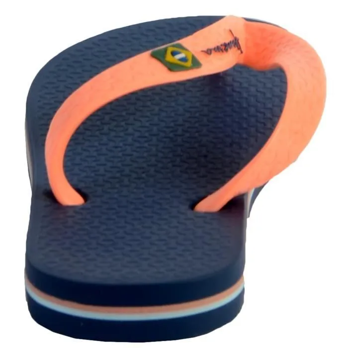 Tong Ipanema Junior Class Brasil 2 - Blue Pink Starck-3