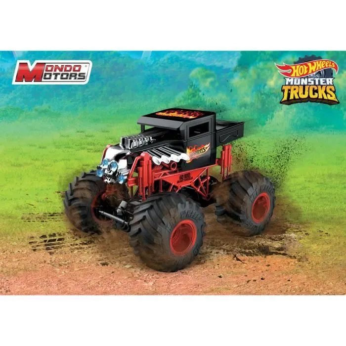 Véhicule radiocommandé MONDO MOTORS Hot Wheels Bone Shaker Monster Truck 28cm-4