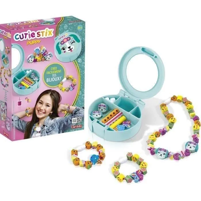 Jeu de création bijoux - LANSAY - 33121 - Cutie Stix - Puppy-1