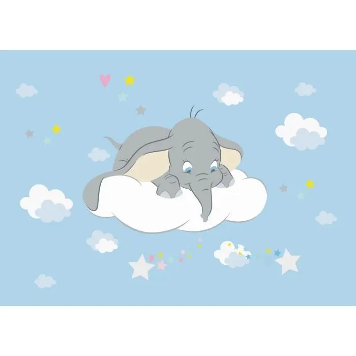 Poster intissé - AG DESIGN - Dumbo - 160 cm x 110 cm - Résistant à l'eau - Rectangulaire-1