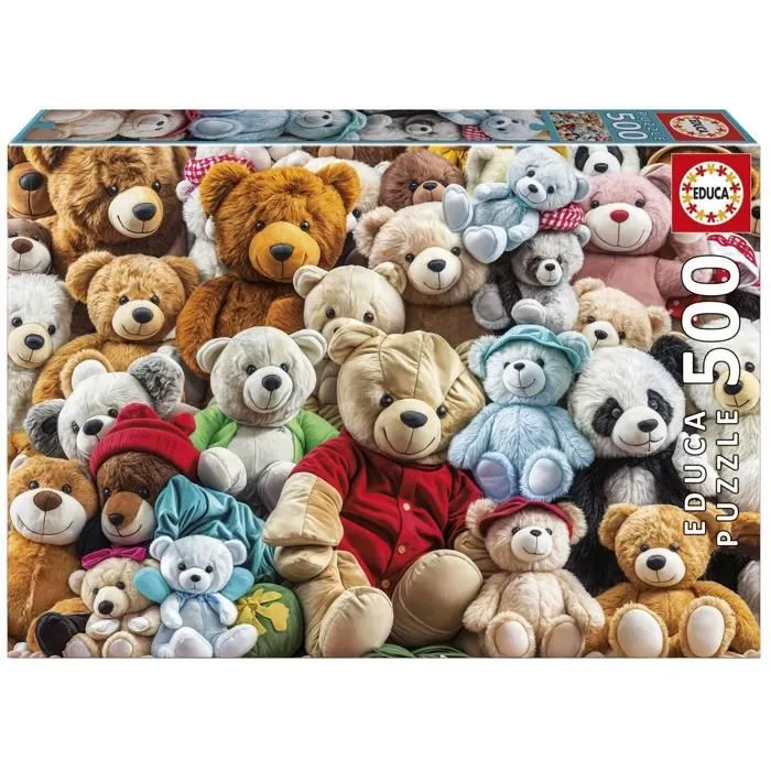 Puzzle 500 pièces : OURS EN PELUCHE-0