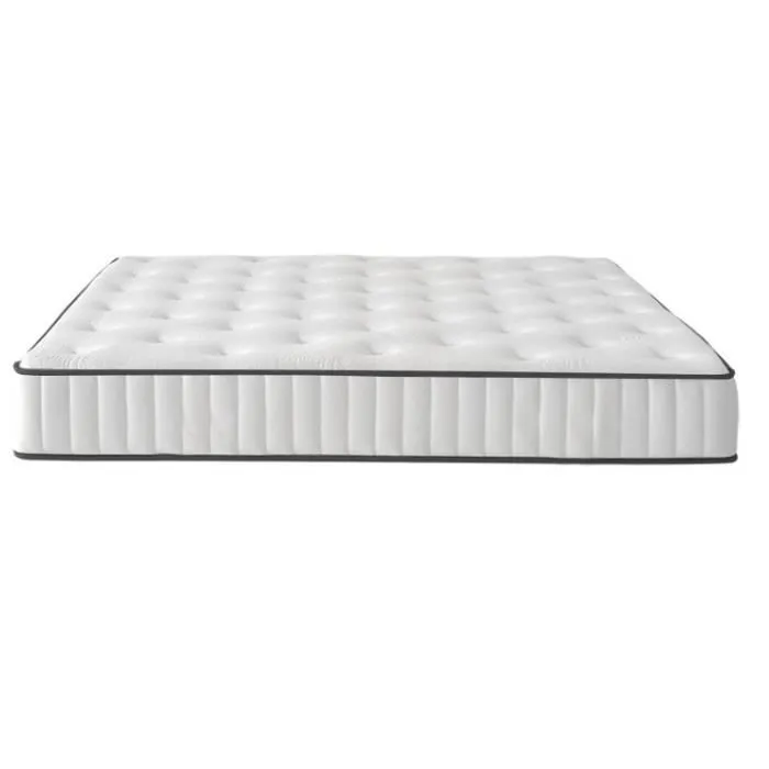 Pack Matelas + Sommier - MARQUE - 140x200cm - A lattes - 2 places - 1 sommier monobloc-1