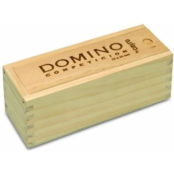 Jeu de plateau - CAYRO - 250 - Domino Compétition - 2 joueurs ou plus - 6 ans et plus - Dimensions 18x6,9x6,8 cm-0