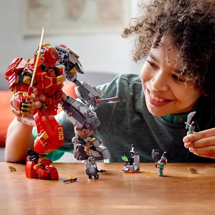 LEGO® NINJAGO® 71720 Le Robot de feu et de pierre-4