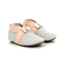 ROBEEZ Chaussons Happy Mood Gris Fille-1