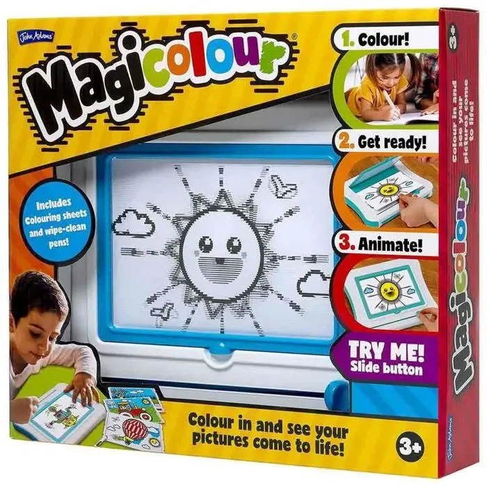 Ardoise Magique - John Adams - Magicolour - Multicolore - Pour Enfants 3+-3