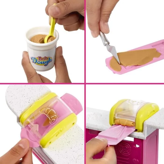 Barbie®-Barbie® Pâtisserie-Coffret poupée « Malibu » et 18 accessoires HJY19-3