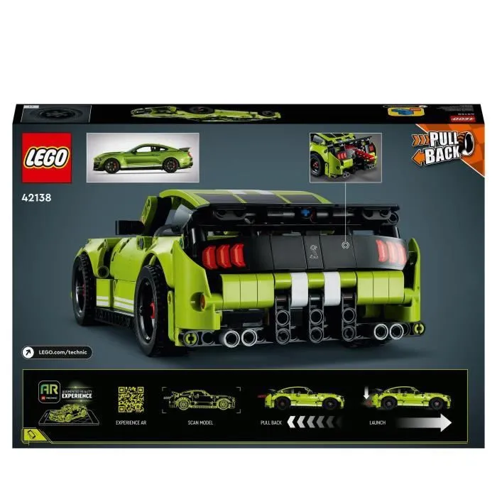 LEGO 42138 Technic Ford Mustang Shelby GT500, Maquette de Voiture de Course, Jouet à Construire, pour Garçons et Filles Dès 9 Ans-5