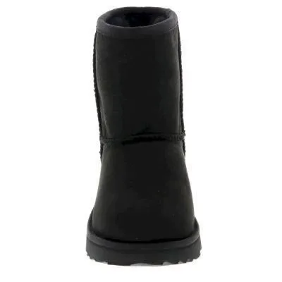 Bottes - UGG - Enfant - Noir - Daim-Nubuck - Lacets-2