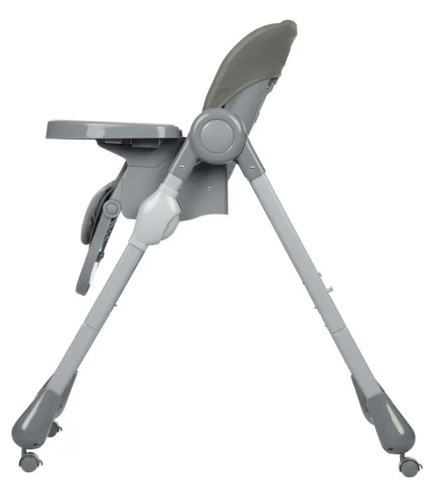 BEBECONFORT OLEA Chaise haute bébé, évolutive, multi-positions; de la naissance à 3 ans (15 kg), Mineral Gray-1