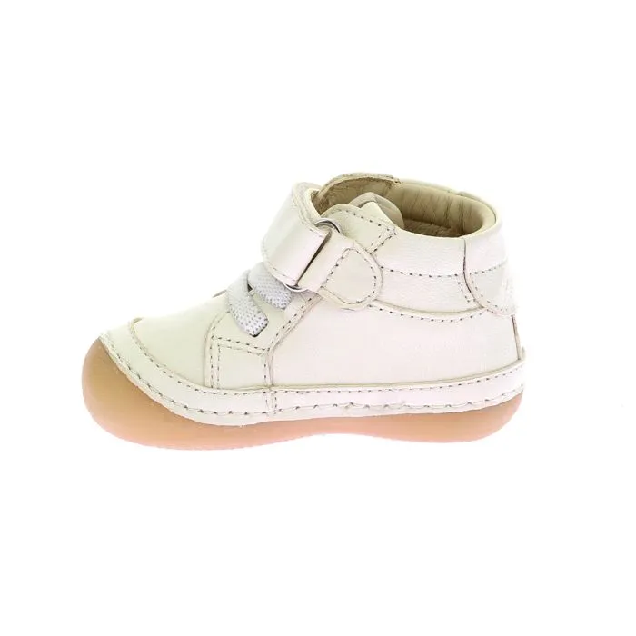 KICKERS Bottillons Sokistic Blanc casse etoile-3