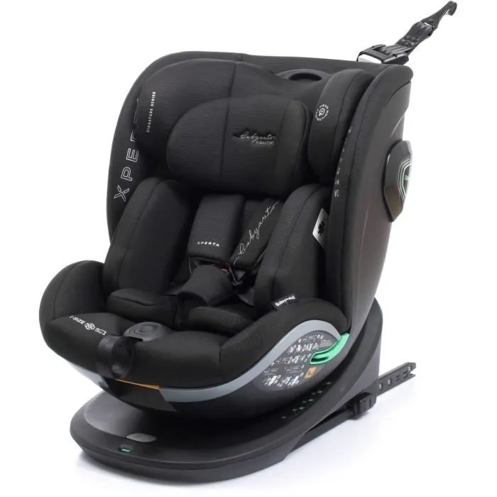 Siège auto - BABYAUTO - XPERTA BLACK LINE - De la naissance à 12 ans - 0-36 kg - I-Size - ISOFIX - Pivotant 360° - ECE R129-0