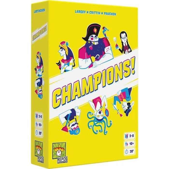 Champions! - Asmodee - Jeu d'ambiance - Dès 10 ans-0