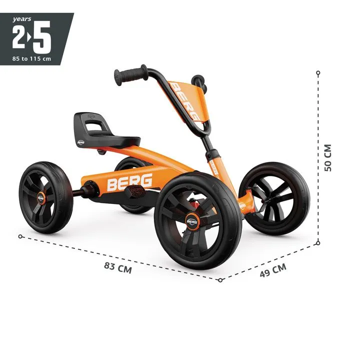 BERG Buzzy Orange kart à pédale-2