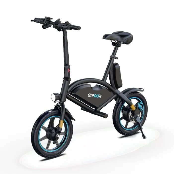 Draisienne électrique - GYROOR - C147 - 36V/7.8Ah - 350W - 14 pouces - App mobile - support de téléphone-0