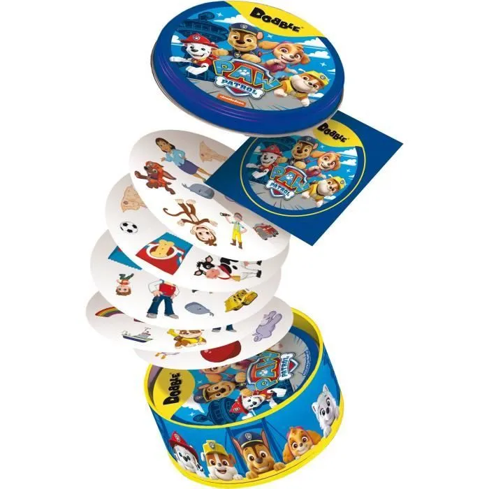 Dobble : Pat Patrouille|Zygomatic - Jeu de société - 5 mini-jeux - À partir de 6 ans-3
