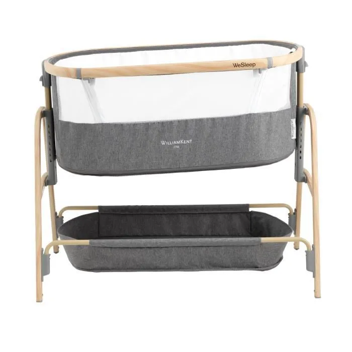 Berceau Cododo WILLIAM KENT 1733 - Gris - Métal et tissu - Matelas inclus-2