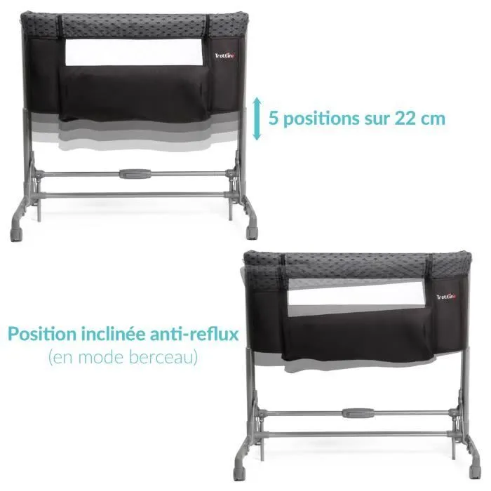 TROTTINE Berceau Cododo nomade ONE TWO DREAM NamiGris-2