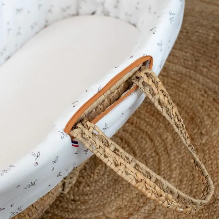 Couffin bébé avec Matelas Habillage et Drap Housse Melody-2