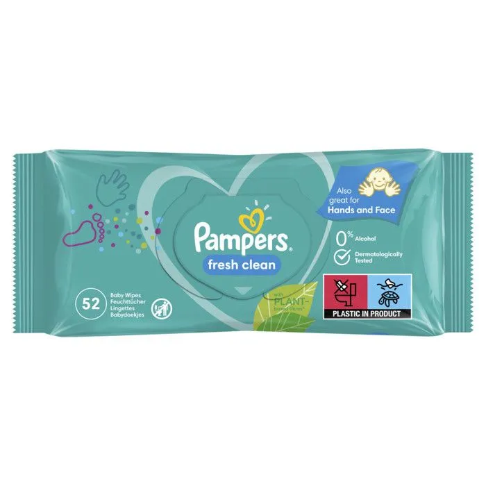 12x52 Lingettes Fresh Clean, Pampers-1