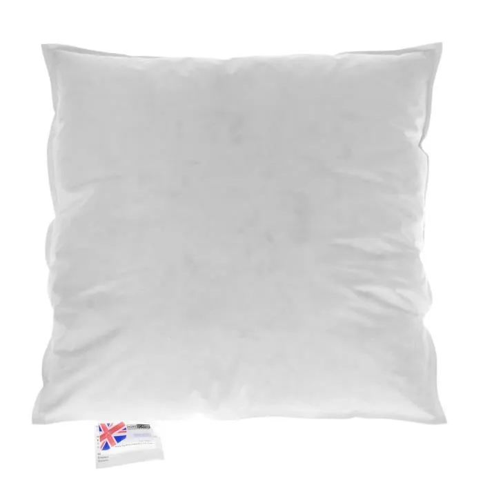 Coussin de garnissage - Homescapes - 50 x 50 cm - Duvet et Plumes de Canard - 85% Plumes - 100% Coton-0