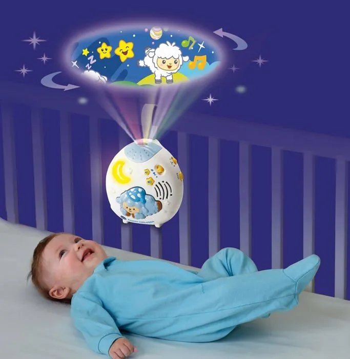 Peluche Vtech - 80-508722 - Projecteur Ovejita reveur,-1