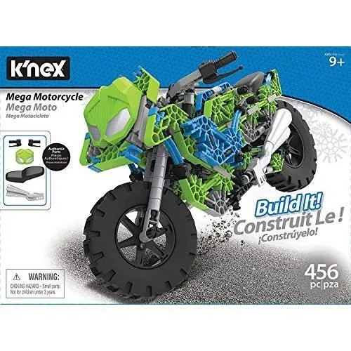 Jeu de construction - KNEX - Mega Motorcycle Building Set - Plastique - Multicolore-0