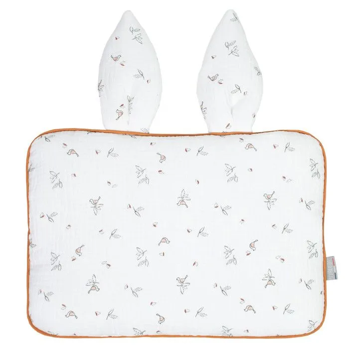 Oreiller extra plat lapin  Blanc 25 x 35 cm-0