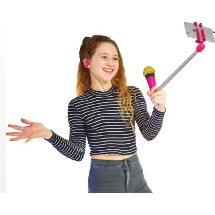 Jouet - IMC TOYS - Selfie Mic Rose - Karaoké avec effets spéciaux - Fille - A partir de 6 ans-2