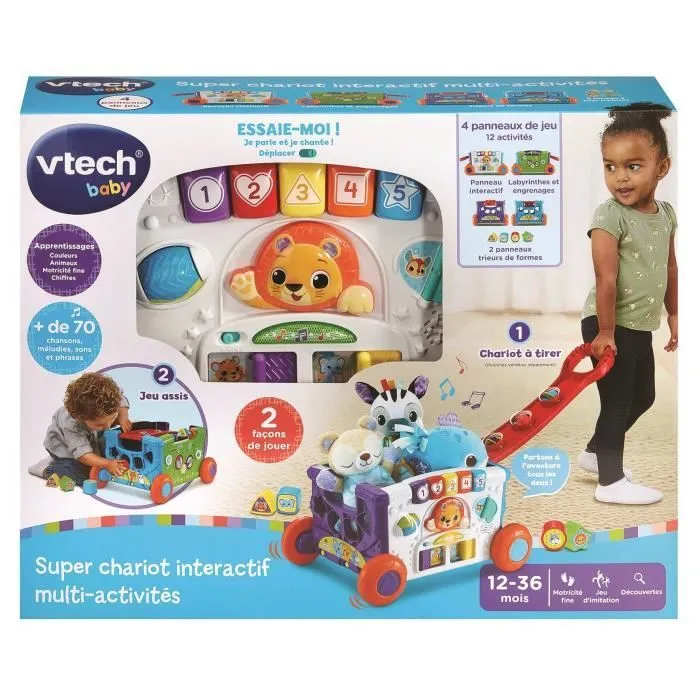 VTECH SUPER CHARIOT INTERACTIF MULTI-ACTIVITÉS-5
