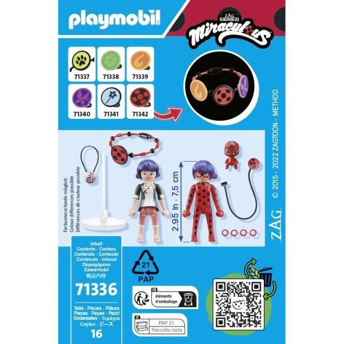 PLAYMOBIL 71336 Miraculous : Marinette & Ladybug-3
