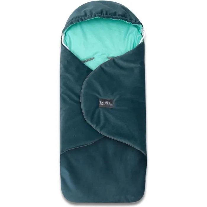 Bellochi Nid D'ange Bebe - Couverture pour Nacelle Poussette Landau Siège Auto - Chanceliere Universelle - - Mint Sage-1