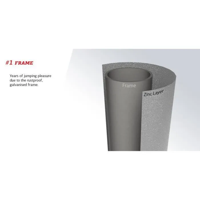 Trampoline - BERG - Ultim Favorit Regular 410 - Gris - 250cm x 410cm - Sécurité incluse-1