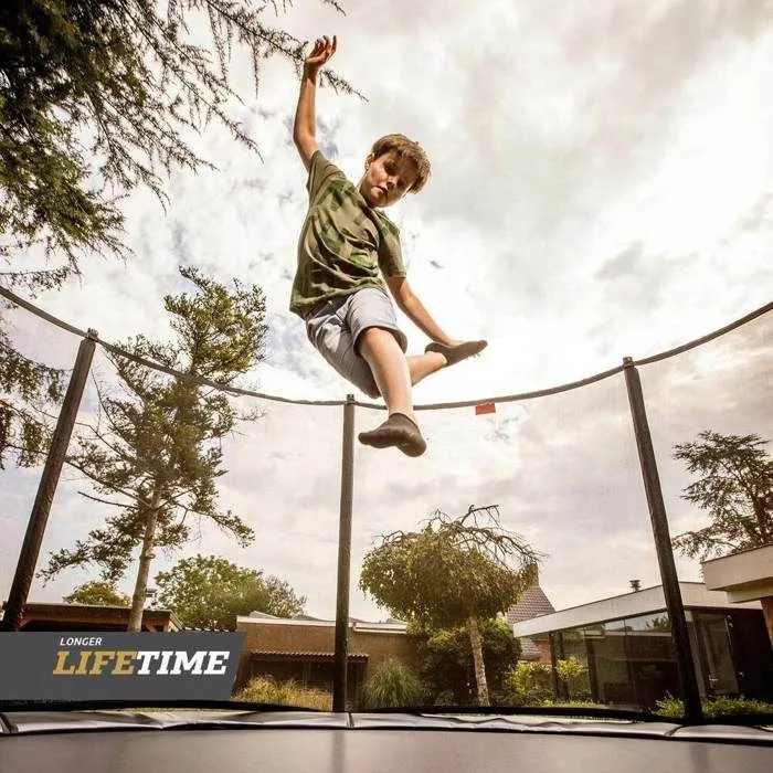 Trampoline - BERG - Favorit - 200 cm - Gris - Filet de Sécurité Comfort-1