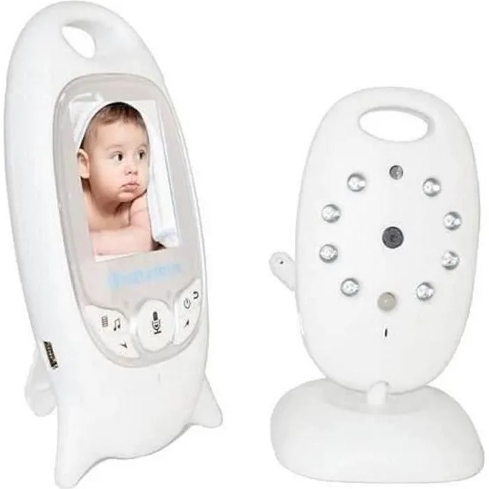 Baby Phone vidéo vb601 - Sans fil - Multifonctions - Blanc - FHSS - Numérique-0