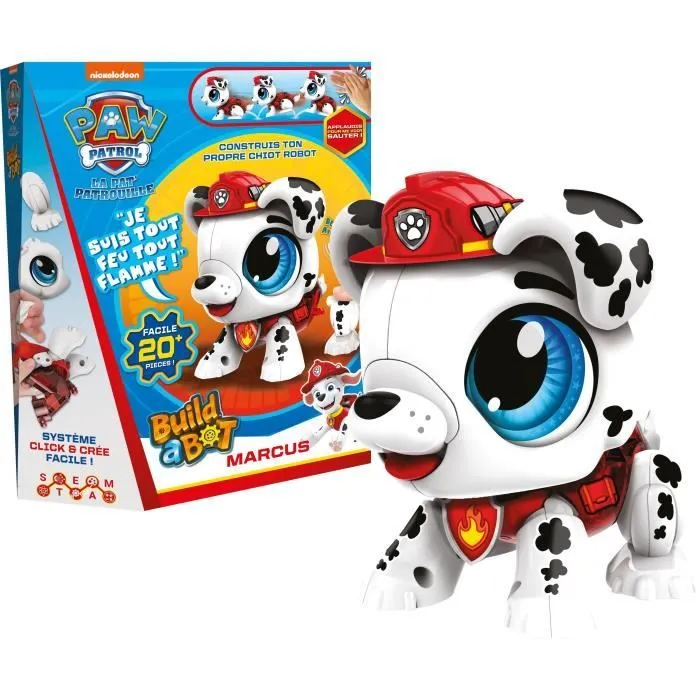 Robot Pat Patrouille Marcus - Build A Bot - GOLIATH - Mixte - 3 ans - Fonctions sonores et motrices-0