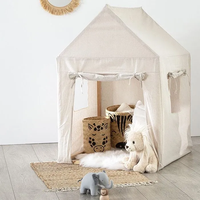 Cabane enfant structure bois et toile Atmosphera-0