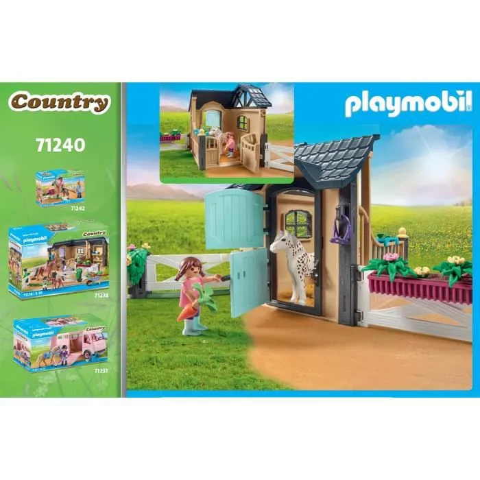 PLAYMOBIL - Extension Box avec cheval - Country - 68 pièces - Enfant 5 ans - Allemagne-3