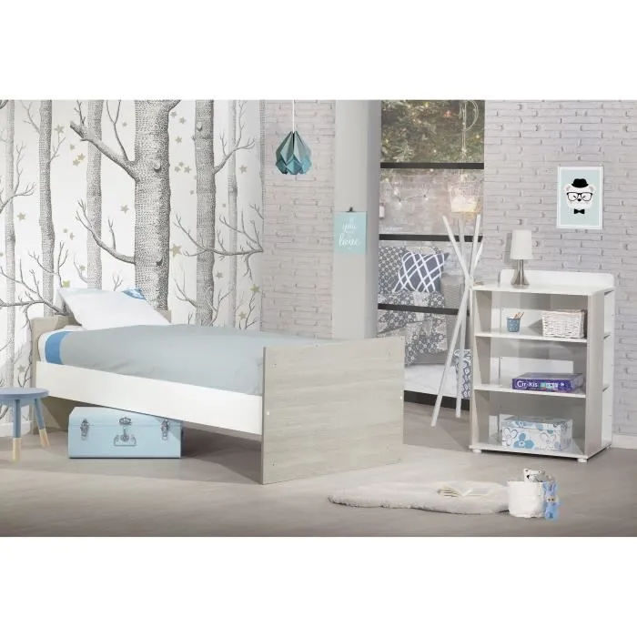 Lit bébé Combiné Evolutif BABYPRICE SITTA - Couchage 60 x 120 cm - Transformable en lit 90 x 190 cm-1