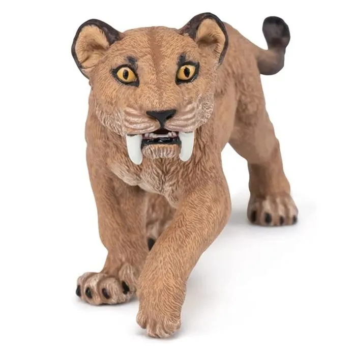 Figurine préhistorique : jeune Smilodon-1