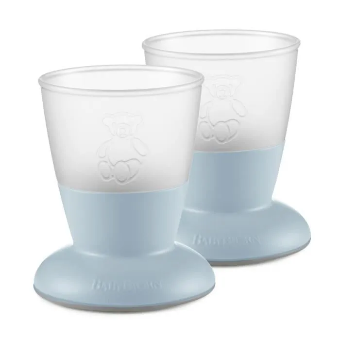 BABYBJÖRN Verre pour Bébé, lot de 2, Bleu pastel-0