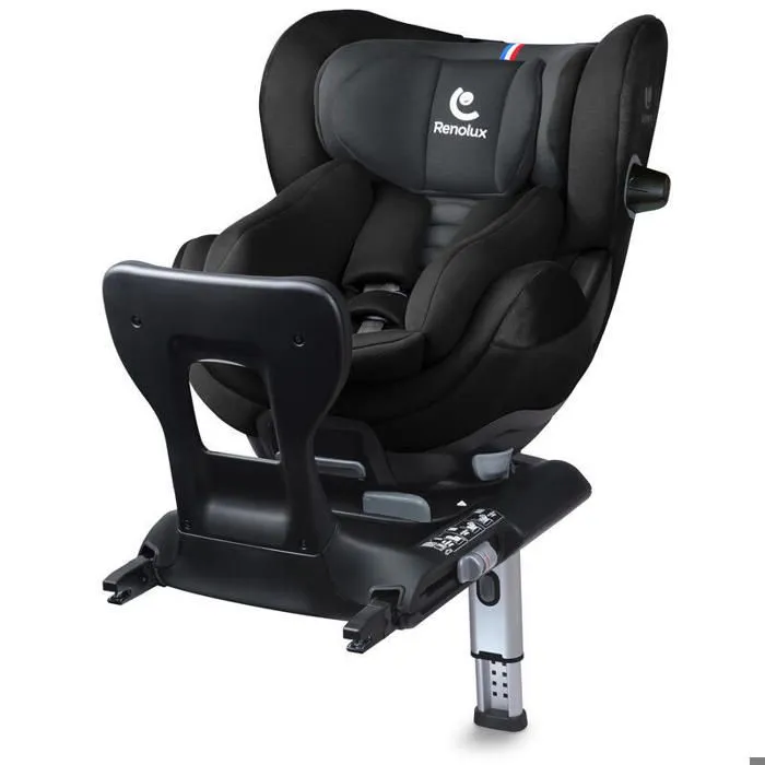 RENOLUX Siège auto Dos Route R129 i-size 40-105 cm Softness® GAÏA+ Carbon-1