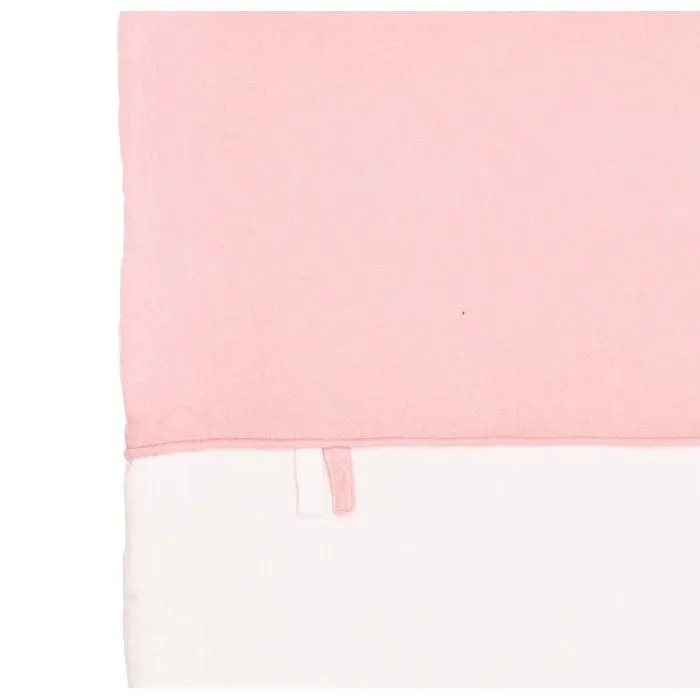 Édredon - LILY POUDRÉE - Rose - 100% coton - 140x70 cm-1