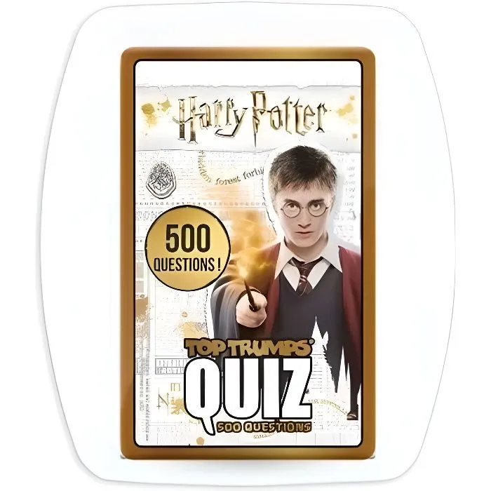 Quiz Harry Potter 500 questions, Jeu de société enfant et adulte, Dès 8 ans, Winning Moves-0