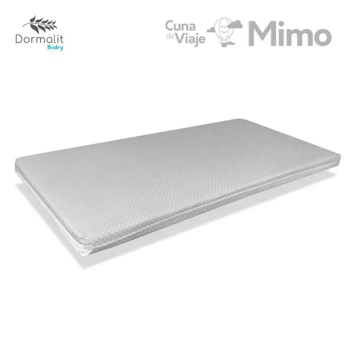 Matelas Voyage BÉBÉ MIMO 120X60 GRIS Épaisseur 5 CM - Déhoussable , lavable, facile à transporter LIT PARAPLUIE-3