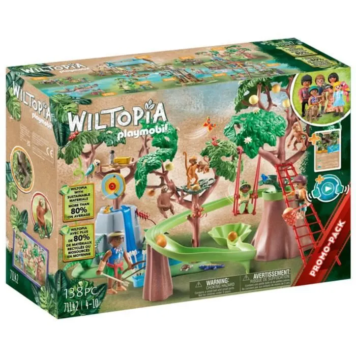 PLAYMOBIL - 71142 - Wiltopia - Aire de jeu tropicale de la jungle-0